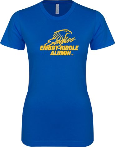 Embry Riddle Next Level Ladies SoftStyle Junior Fitted Tee Alumni - ONLINE ONLY